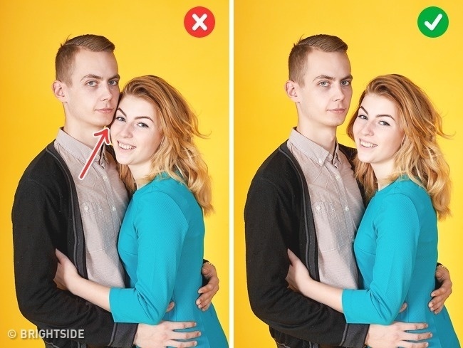 Snažte se, aby vaše hlavy nebyly vzájemně opřené.