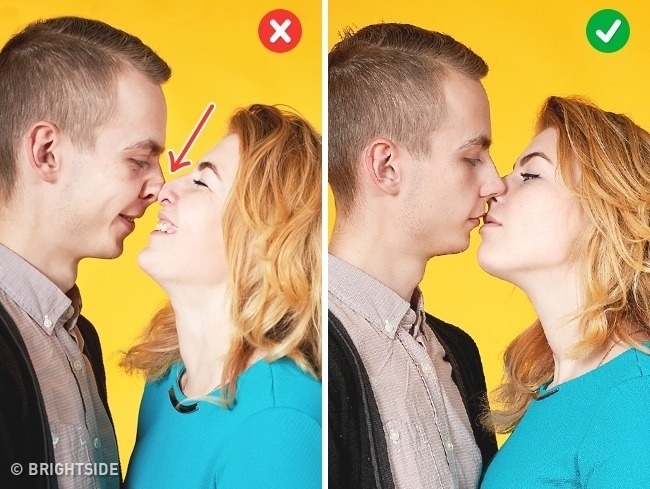 Ideální chvíle pro fotografování polibku je okamžik před ním. V tu chvíli je jen třeba dát pozor na to, aby se vaše nosy nesrazily.