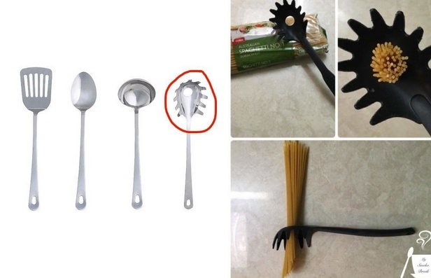 Tohle by vás určitě nenapadlo! Díra uprostřed vám ukáže, kolik špaget stačí na jednu porci.