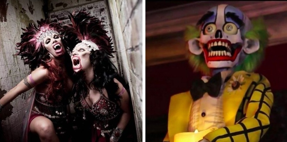 The Mortuary; New Orleans - Dříve zde byla pohřební služba, proto se tento strašidelný dům nese v stejném duchu. Byl zahájen v roce 2007 a prý se zaměstnanci pohřební služby stali nesmrtelnými a stále tento dům obývají.