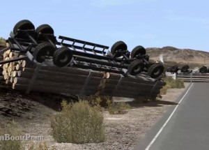 BeamNG pohon High Speed zhroucení