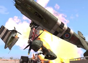 Bean NG Drive - letadlo havaruje