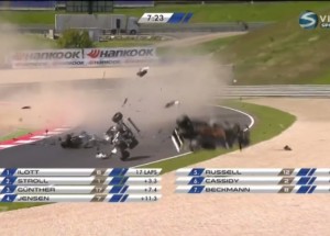 Peter Li Zhi Cong Huge havárie 2016 FIA Formula 3 na Spielberg