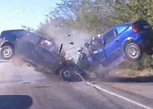 Co všechno zaznamenaly kamery za předním sklem!