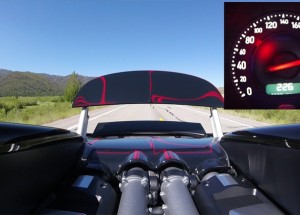 Tak vypadá rychlost 230km/h na silnici