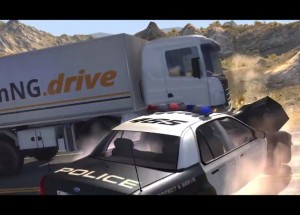Jak dopadne tato policejní honička? - BeamNG