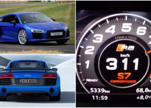 Podívejte se na brutální zrychlení Audi R8 plus!