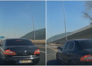 Šílený řidič v Superbu začal na dálnici vybržďovat. Za chvíli ale brutálně zjistil, s kým vlastně má tu čest!