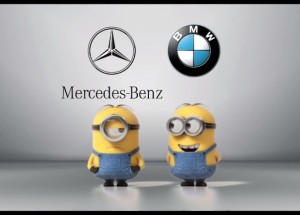 Mercedes-Benz vs. BMW Minions Style