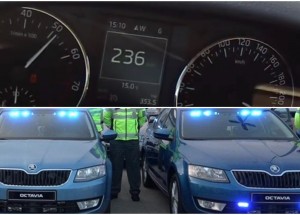 Takhle zrychlují nové civilní policejní Octavie. Bacha na ně!