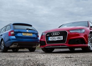 Jak vypadá sprint Audi RS6 a Octavie RS? Hodně nefér souboj!