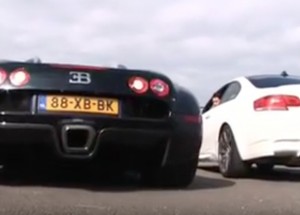 Podívejte se na souboj mezi Bugatti Veyronem a BMW M3!