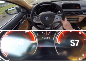 Podívejte se, jak zrychluje BMW 740d xDrive. Toto je naftová besite!