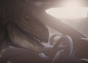 Nejlepší televizní reklama na automobily. Tenhle dinosaurus vás dožene k slzám!
