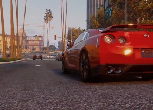Takto vypadá Nissan GTR ve hře GTA V se speciálním módem. Vypadá až příliš reálně!