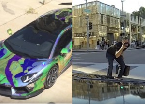 Podívejte se, jak lidi reagují, když uvidí Lamborghini Aventador. S koupí tohoto auta ztratíte soukromí!