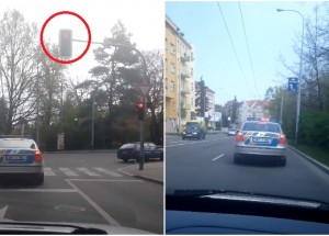 Mladíci se vysmáli policistům v Brně, kteří projeli na červenou. Následovala kontrola!