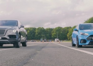 Ford Focus RS vs Bentley Bentayga - jak dopadnul sprint na kilometr?