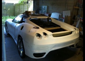 Staré Ferrari jako takřka nefalšovaná F430 replika!