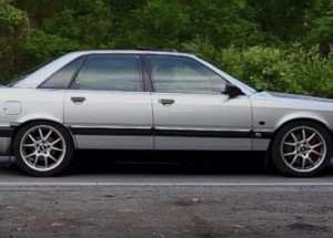 Akcelerace Audi 200 Quattro se systémem Launch control