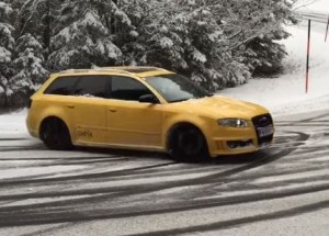 Driftování na sněhu