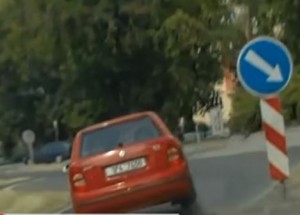 Ukázka z honičky policie, tentokrát z Klatov