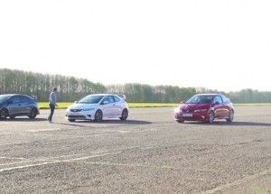 Souboj pěti generací Hondy Civic Type R