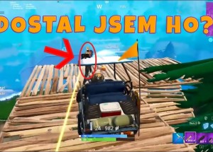 Snažil se ho zabít zbraní ve hře Fortnite. Pak si ale vzal golfový vozík!