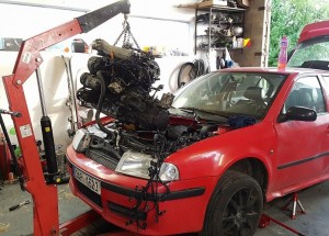 Kompletní výměna motoru na Škoda Octavia měla smutné finále