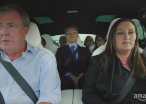 Tradičně prostořeký Jeremy Clarkson si při testování Tesly s sebou vypůjčil pro jistotu 6 právníků