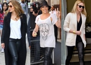 Legíny nejsou jenom na doma: Abyste se vyhnula trapasu, musíte je umět nosit