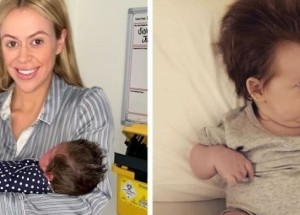 Není sladký? Tento 4měsíční chlapeček je díky svým hustým vlasům hvězdou internetu