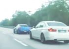 Majitel BMW se lepil na řidiče Nissanu. Ten mu dal lekci zdarma!