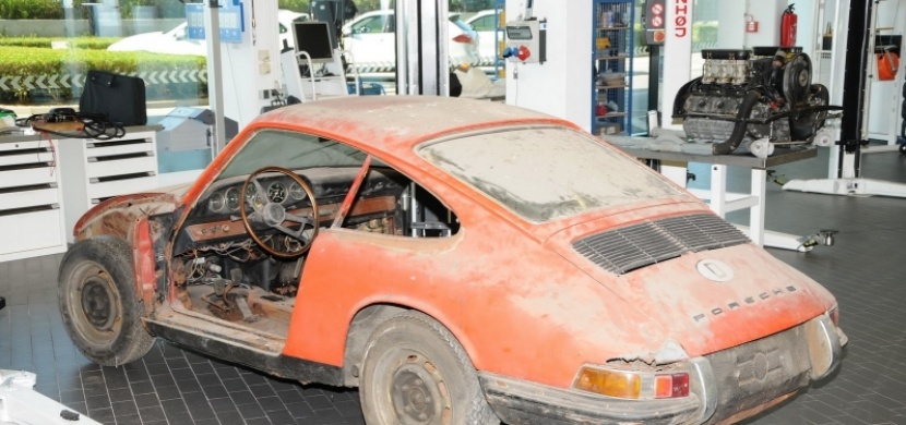 Legendární Porsche 901 našli v absolutně zuboženém stavu. Jak vypadá nyní?